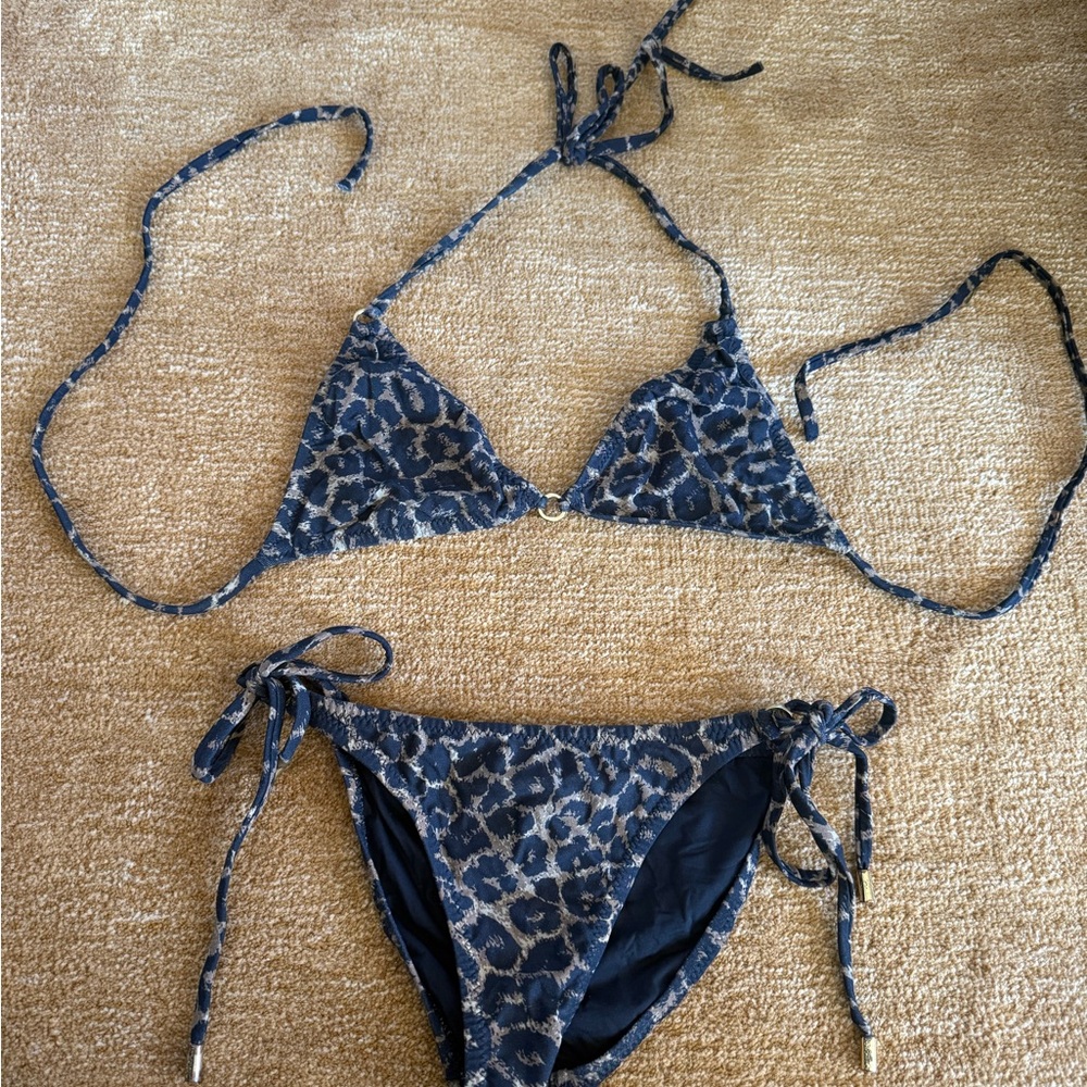 Leopard Print Bikini Set